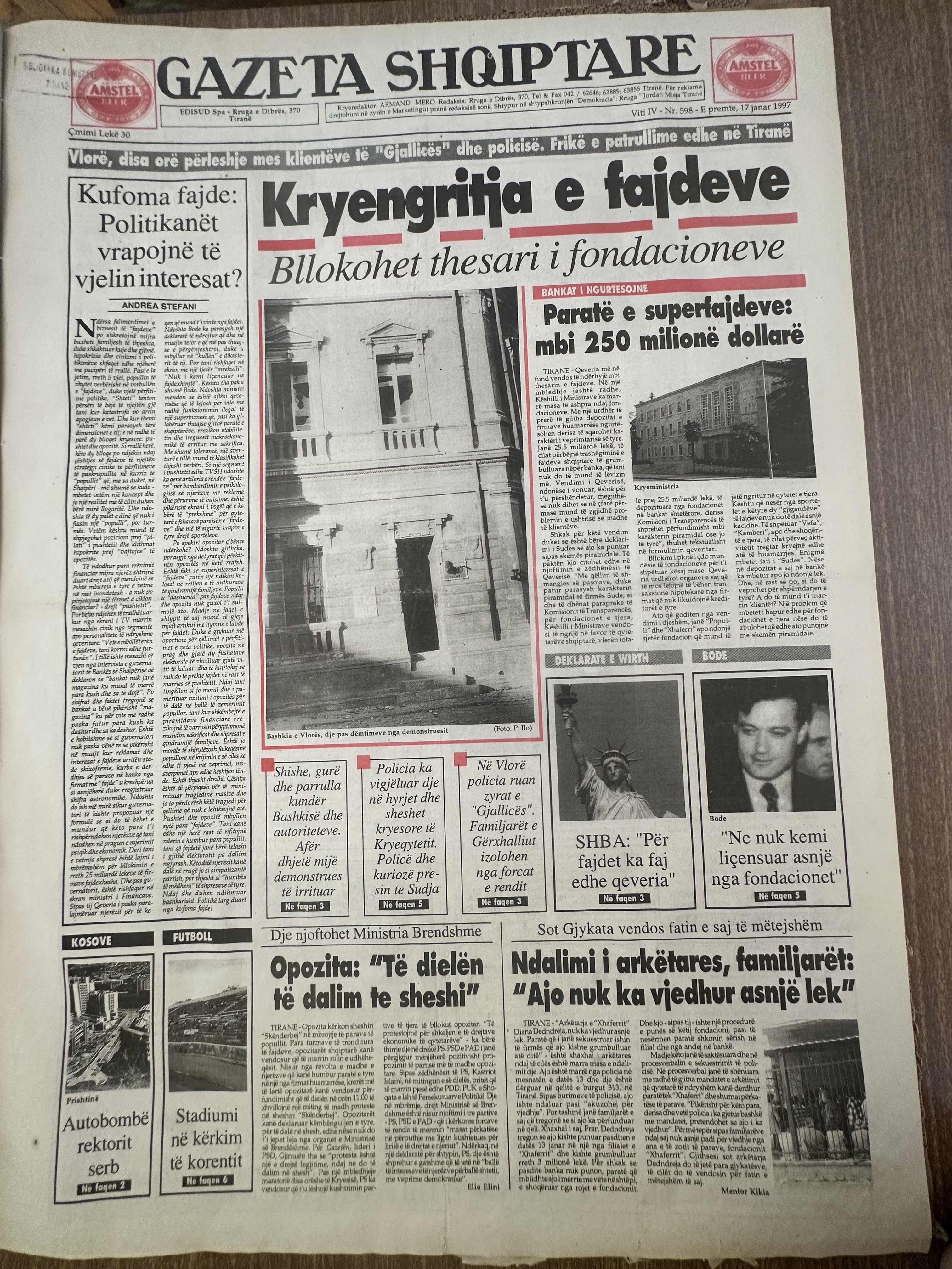 Gazeta Shqiptare 1997-01-17